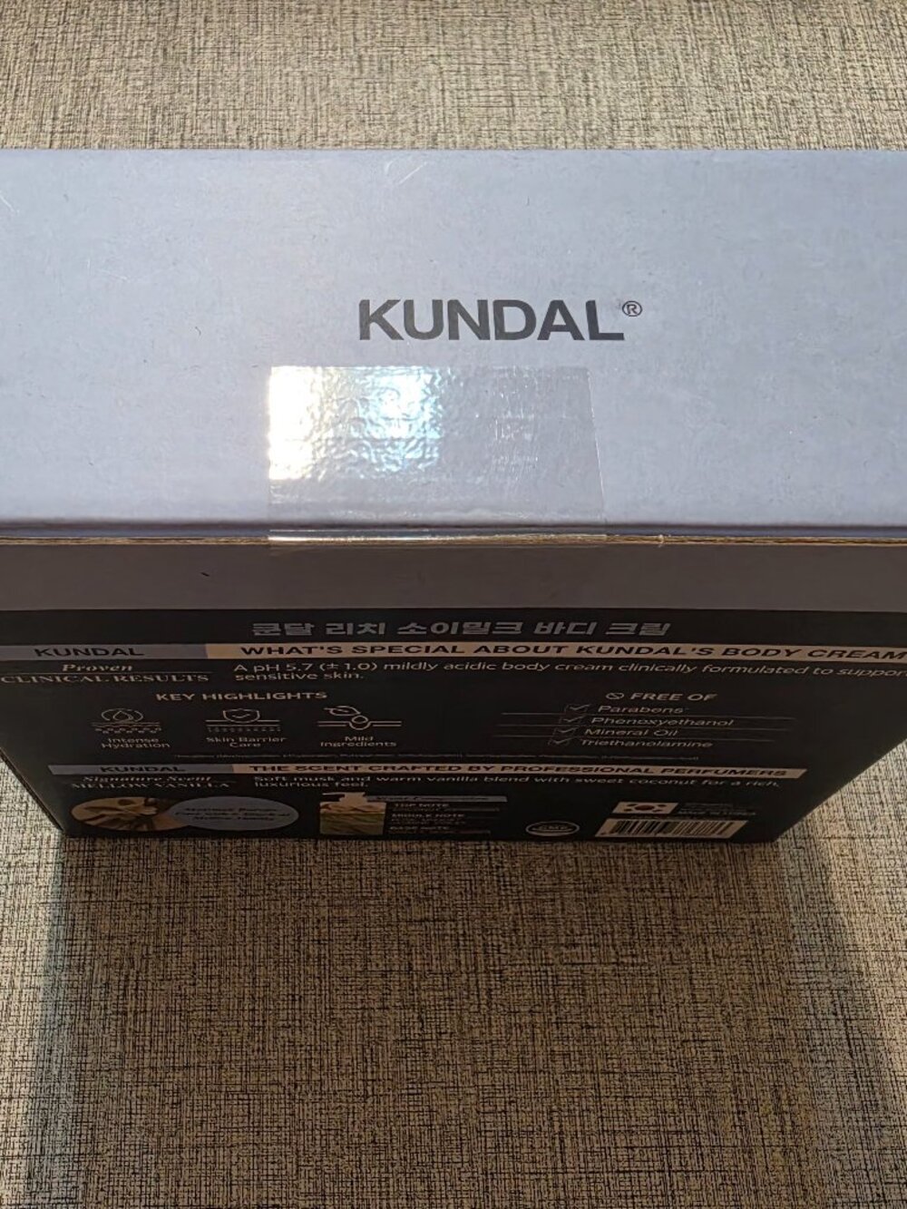 Kundal Rich Soymilk Body Cream 3 Piece Set Exp 11/26/2027 - Picture 3 of 4